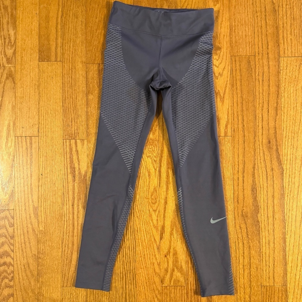 Nike Zonal Strength Purple Leggings Women’s Size M